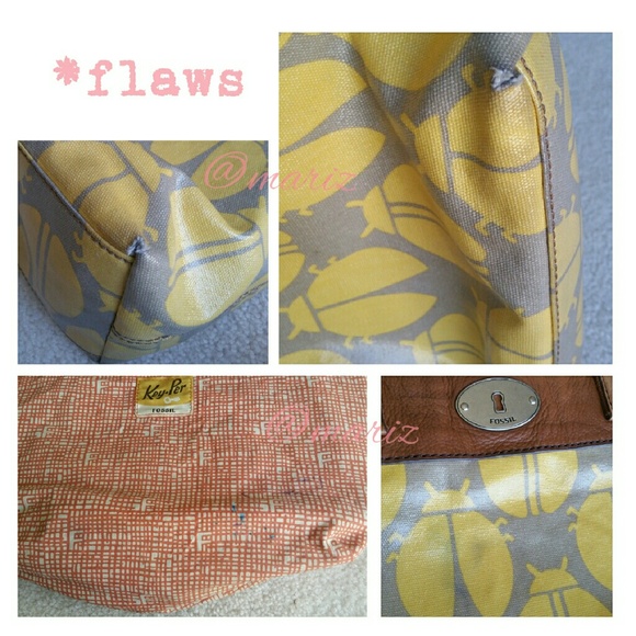 SALE! FOSSIL Ladybug Key Per Purse - Picture 4 of 4