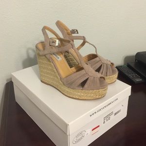 Steve Madden suede wedge sandal