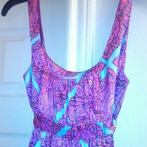 Alice and Trixie Medallion Paisley Silk Dress