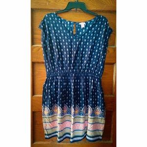 Navy Blue Sun Dress ☀️