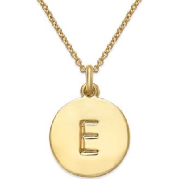 "E"  One in a Million Kate Spade necklace.