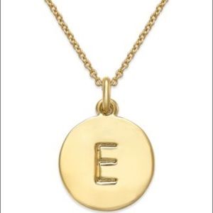 "E"  One in a Million Kate Spade necklace.