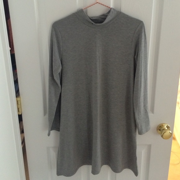 Boohoo mock neck dress
