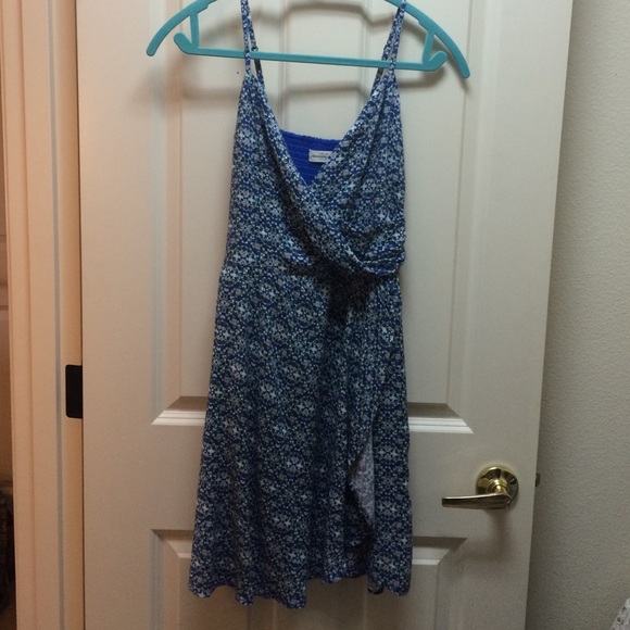 Blue printed sundress