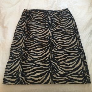 Betsy Johnson Animal Print Skirt