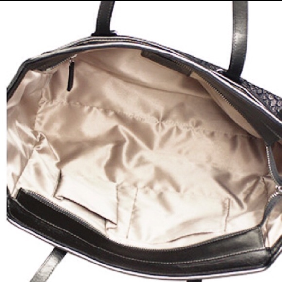 Coach Taylor Snake Print Alexis CarryAll - Picture 3 of 4
