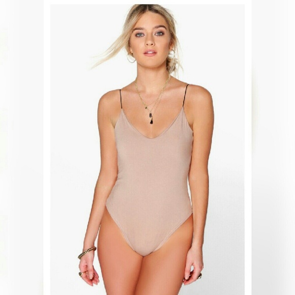 1DAY SALE - Cafe colored bodysuit