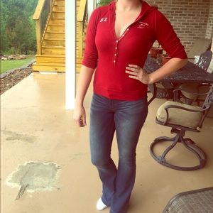 Abercrombie and Fitch 3/4 sleeve shirt