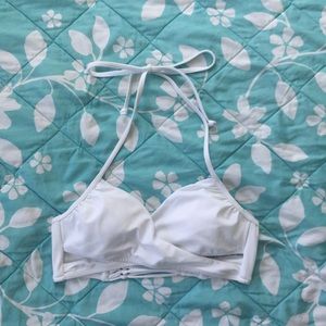 PINK Cross-Front Bikini Top