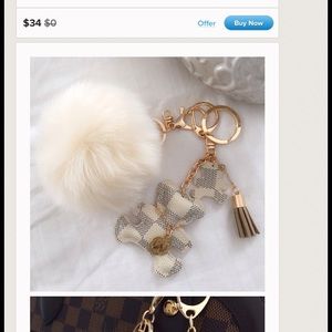 Bear keychain READ ME