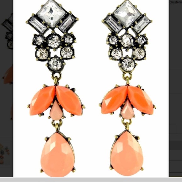 NWT Coral drop earrings! - Picture 2 of 3