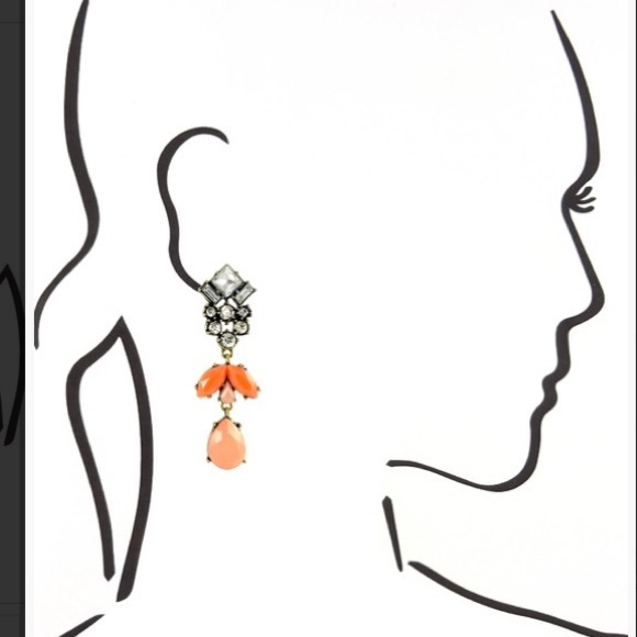 NWT Coral drop earrings! - Picture 3 of 3
