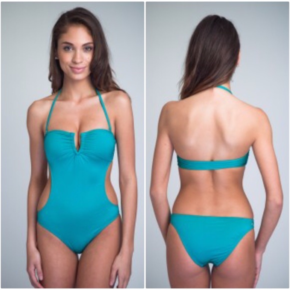 ✨Emerald Green Monokini✨ - Picture 3 of 6