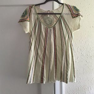 Free people beaded tee