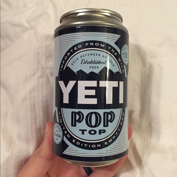 Yeti pop top can