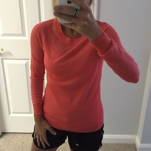 J crew coral sweater