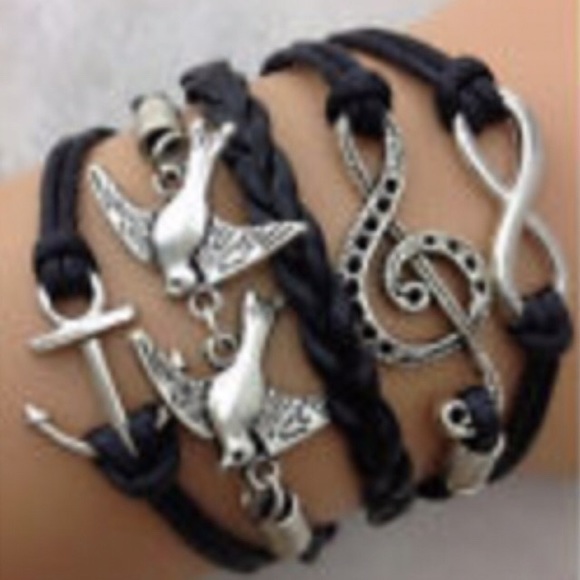 🆕 Music Note & Infinity Bracelet