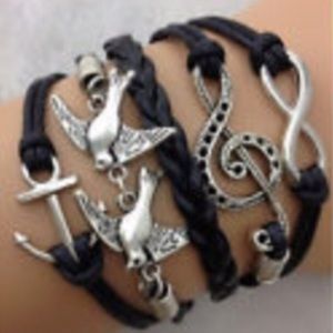 🆕 Music Note & Infinity Bracelet