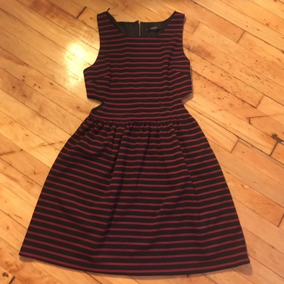 F21 side cut out knit dress