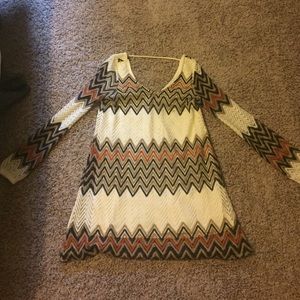 Tillys Chevron Dress. Size M
