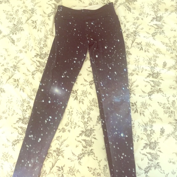 Society 6 andromeda galaxy leggings