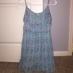 Patterned Summer Dress. Size M