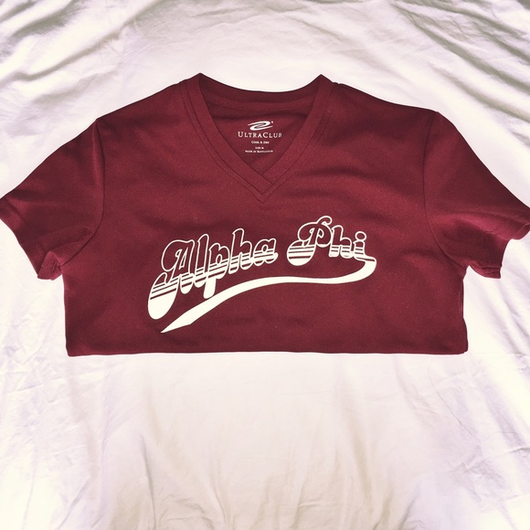 Alpha phi workout tee! NBW, cool and dry