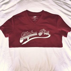 Alpha phi workout tee! NBW, cool and dry