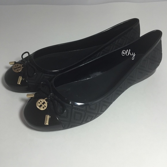 tory burch jelly ballet flats