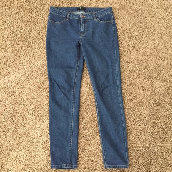 High waist skinny jeans