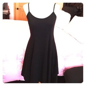 Forever 21 fit & flare LBD dress with tie-back - M