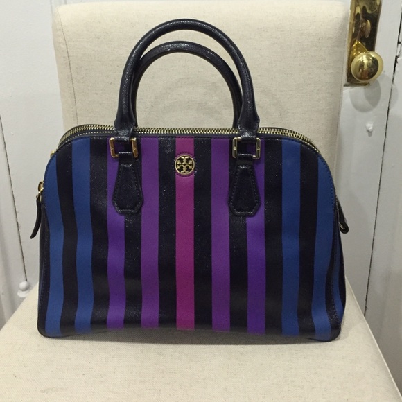 Striped Robinson Satchel