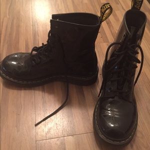 Doc martens combat boots