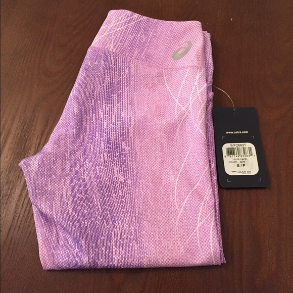 Women's Asics Pink Performance Running Capri SM