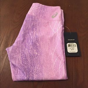 Women's Asics Pink Performance Running Capri SM