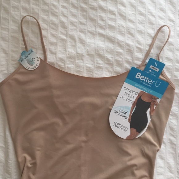 Cream/tan slip