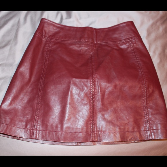 Leather skirt