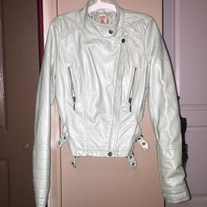 Leather king color jacket, size small, never worn