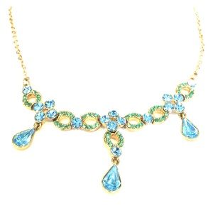 Green & Blue Gem Necklace