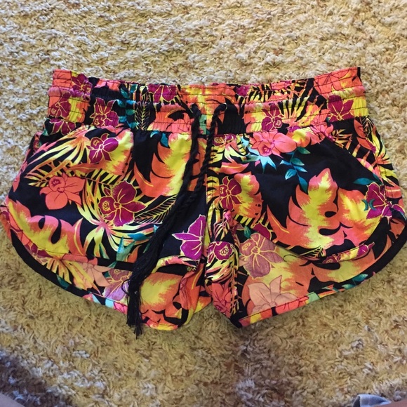 Floral Hurley board shorts