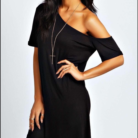 Off Shoulder Slouchy Dress