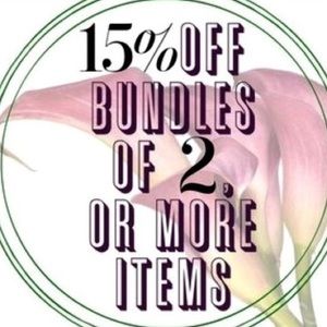 15% off two or more bundles!