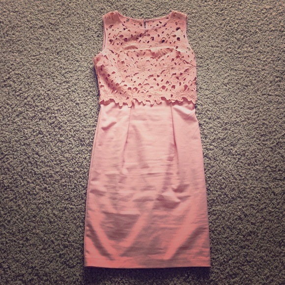 Peachy Lace Perfect Dress
