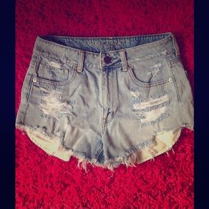 American eagle jean shorts