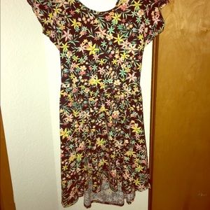 Flower print dress