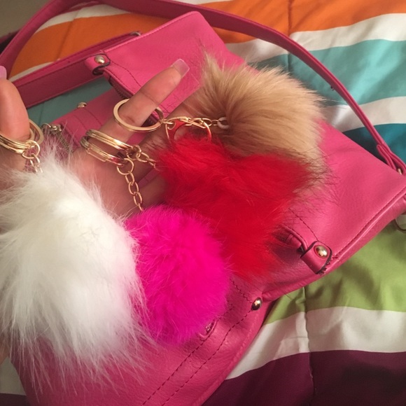 Fur keychains