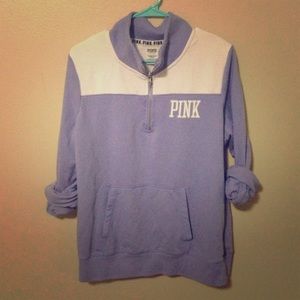 PINK Boyfriend Half Zip