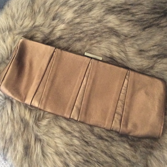 Bronze Metallic Clutch - Picture 1 of 2