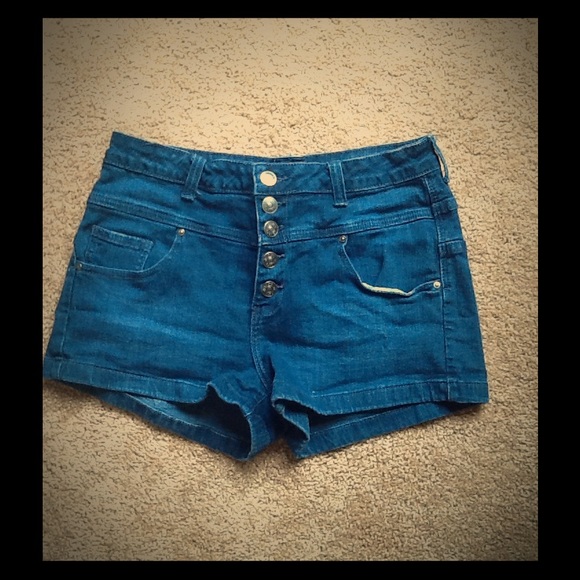High waisted button flys.