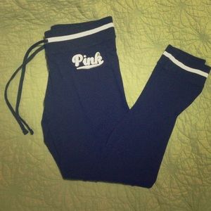 PINK Campus Leggings with Embroidered Logo